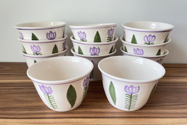 Ceramic Lebanese Tea Cups Set 